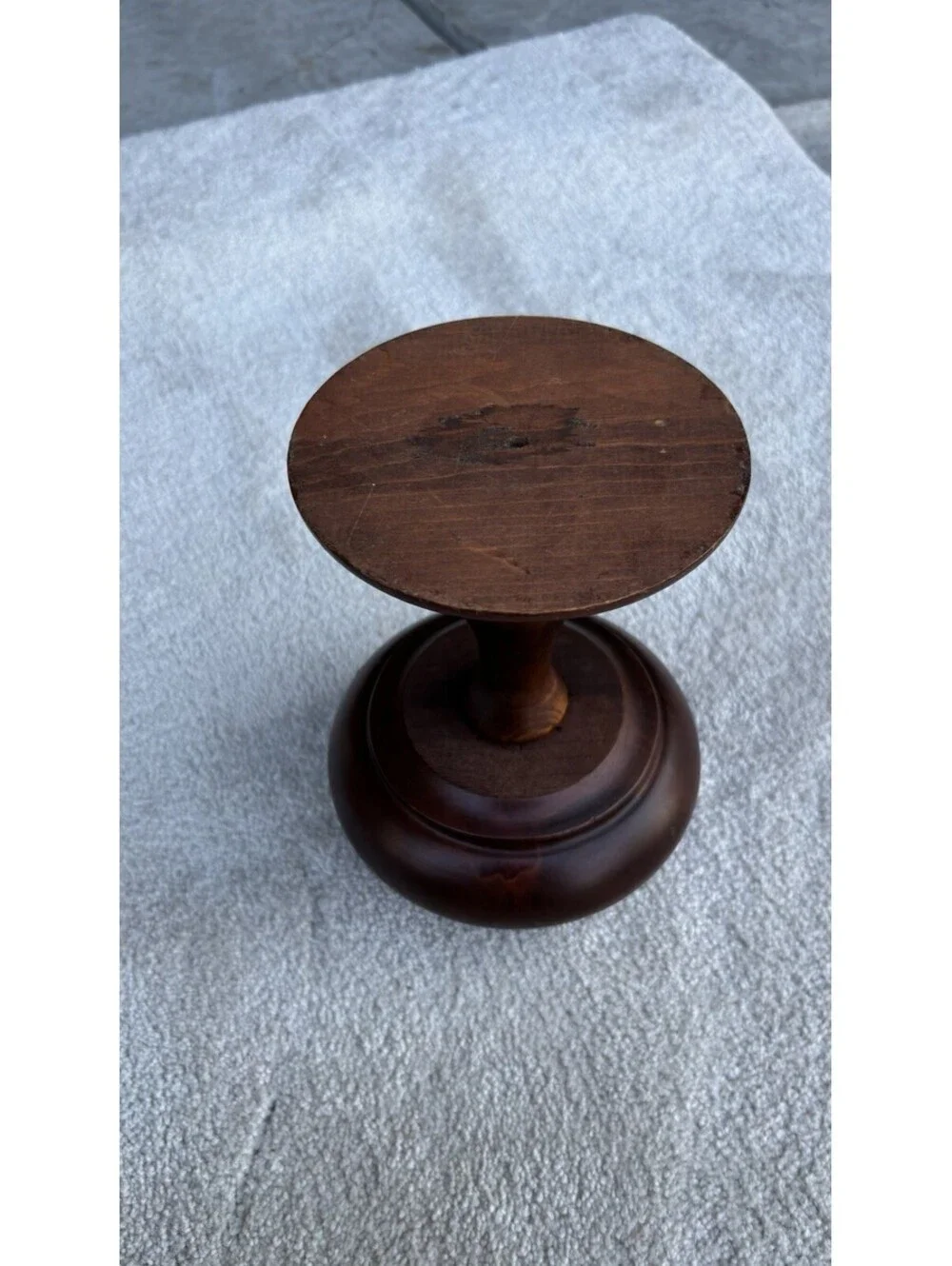Wooden 8” Candle Holder